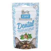Лакомство для кошек Brit Care Functional Snack Dental 50 г (для зубов) (111263/1371) Лакомство для кошек Brit Care Functional Snack Dental 50 г (для зубов) (111263/1371)