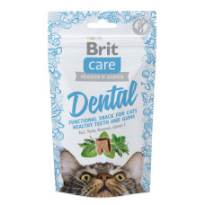 Ласощі для кішок Brit Care Functional Snack Dental 50 г (для зубів) (111263/1371) Ласощі для кішок Brit Care Functional Snack Dental 50 г (для зубів) (111263/1371)